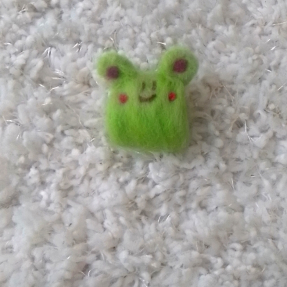 Felt frog